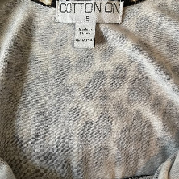 Cotton On Leopard Mini Dress Size S (AU 10) - Picture 5 of 9